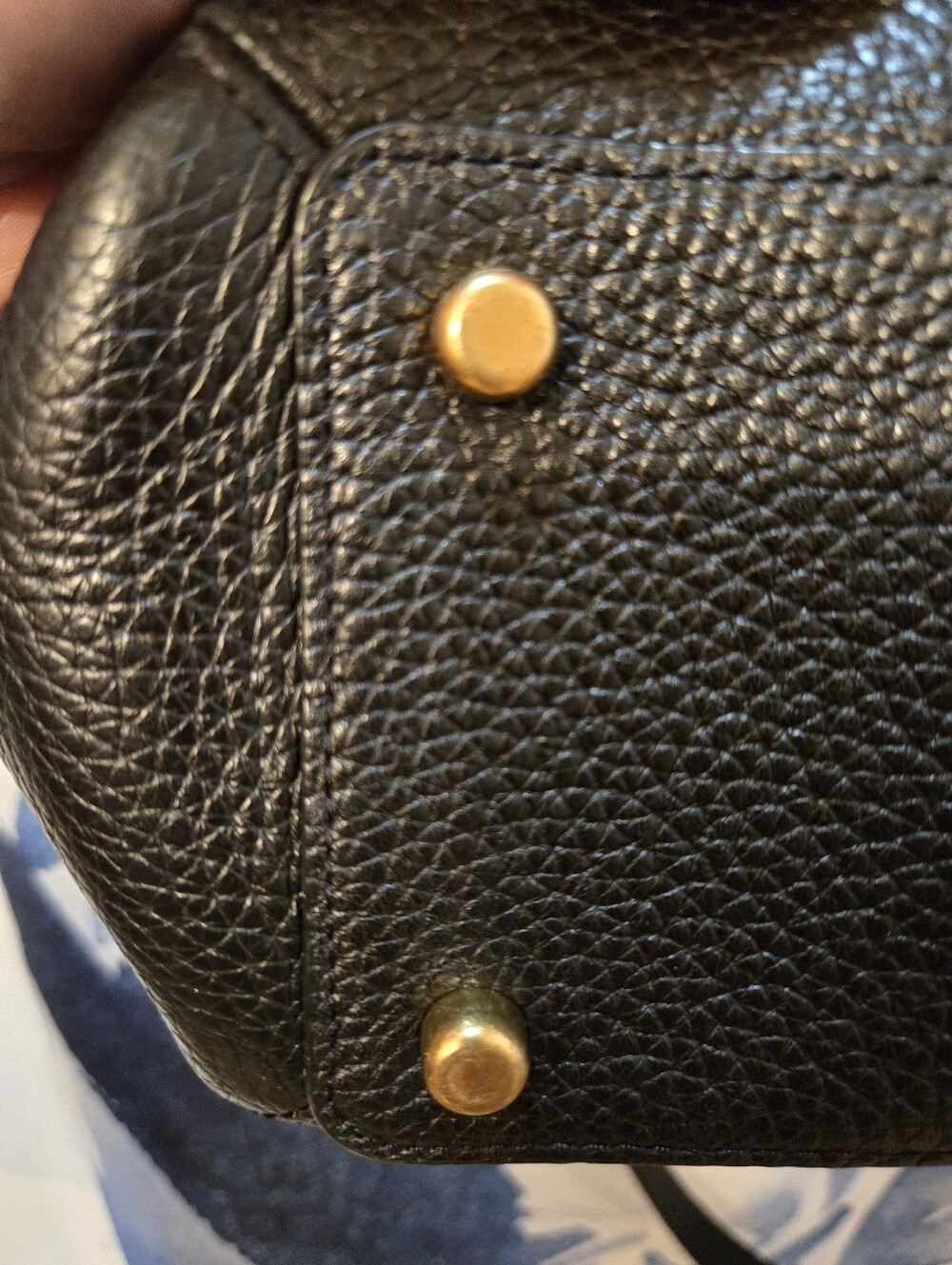 Coach Black Pebble Leather Shoulder Bag - Picture 2 of 8